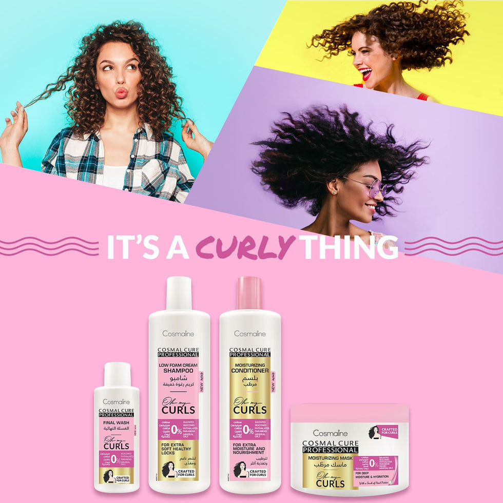 Cosmaline Oh My Curls Low Foam Cream Shampoo