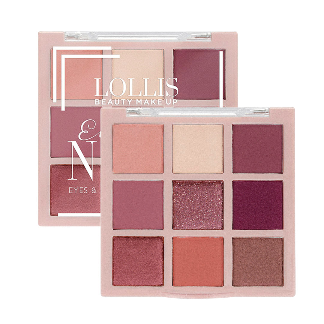 LOLLIS Emotions Nude Eyes & Cheeks Blush Palette
