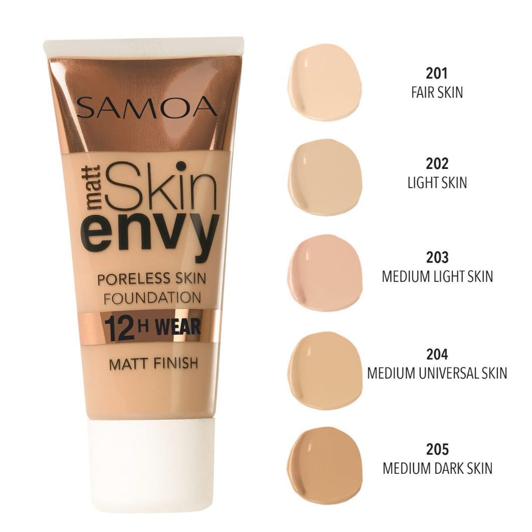 SAMOA Skin Envy Matte Poreless Skin 12hr Wear Foundation