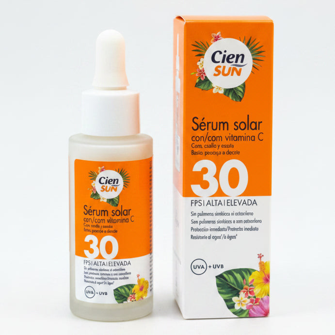 Cien Sun Serum Solar con Vitamin C SPF 30
