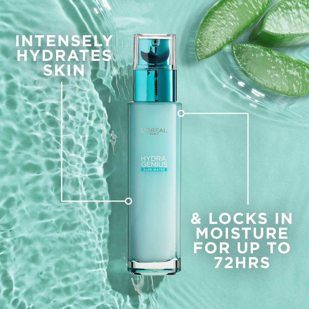 DERMO EXPERTISE
L’oreal Paris Hydra Genius Hyaluronic Acid + Aloe Liquid Moisturiser