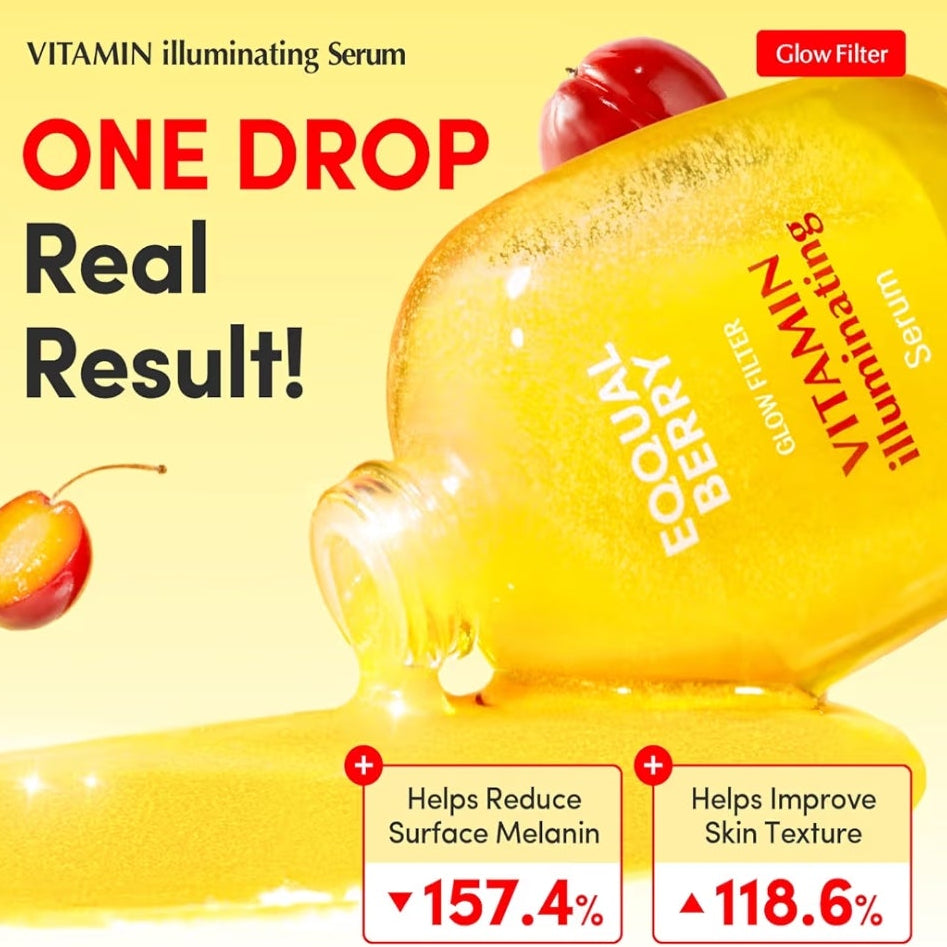 Eqqual Berry Deep Cera Vitamin C Illuminating Serum.