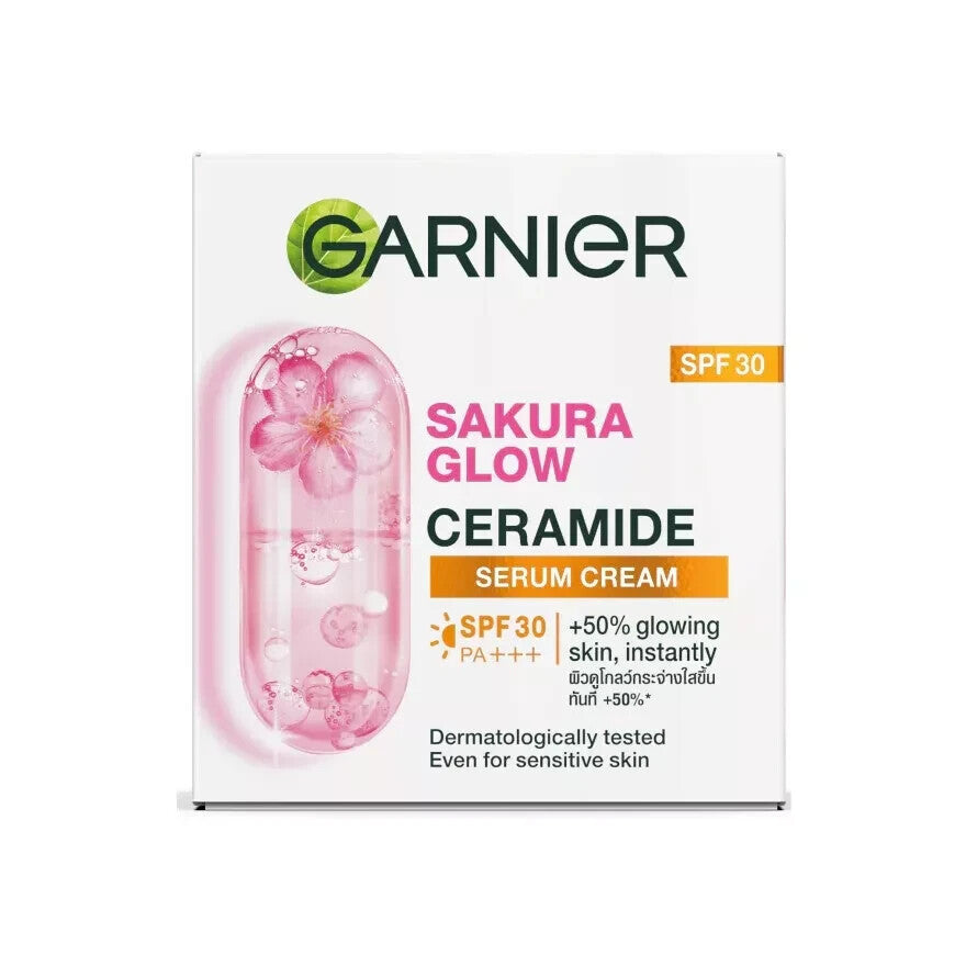 Garnier Sakura Glow Ceramide Serum Cream SPF 30