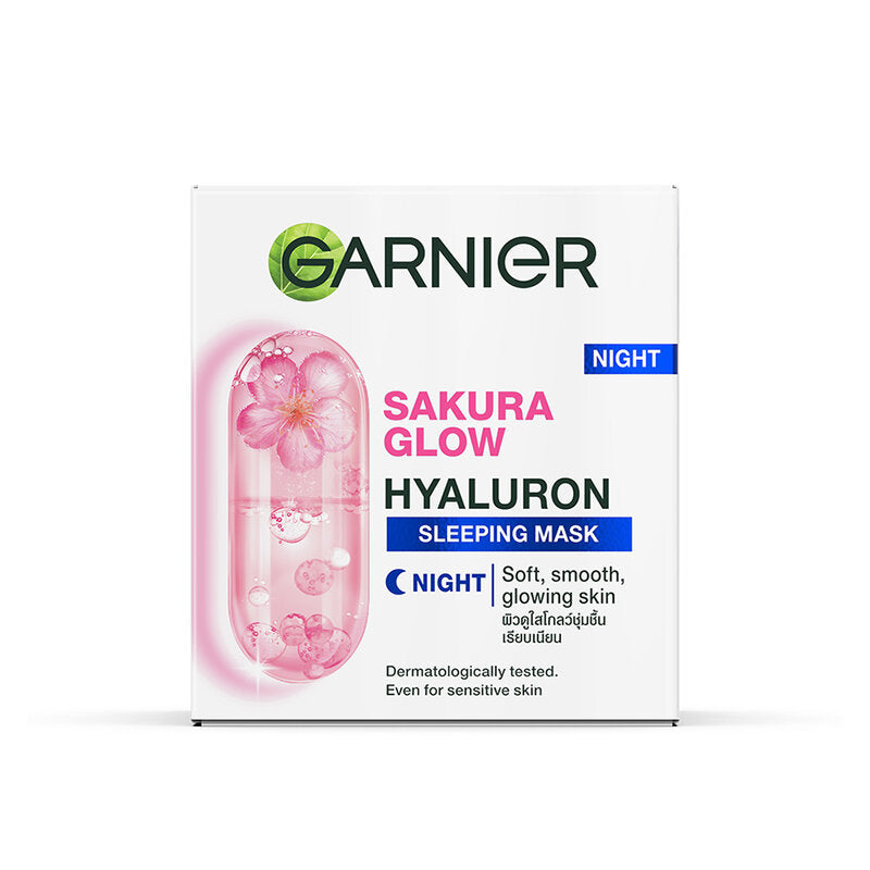 Garnier Sakura Glow Hyaluron Sleeping Mask night cream