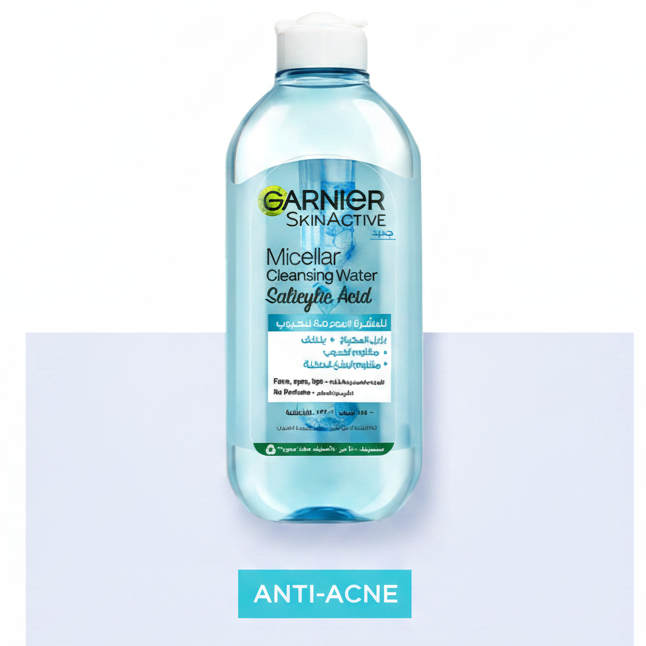 Garnier Micellar Water Facial Cleanser and Makeup Remover